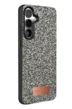 Onegif Samsung Galaxy A57 5G Bright Simli Kapak - Gold - Görsel 3