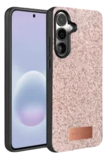 Onegif Samsung Galaxy A57 5G Bright Simli Kapak - Pembe