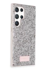 Onegif Samsung Galaxy S23 Ultra Bright Simli Kapak - Gümüş - Görsel 2