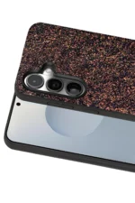 Onegif Samsung Galaxy S25 Bright Simli Kapak - Derin Mor - Görsel 2