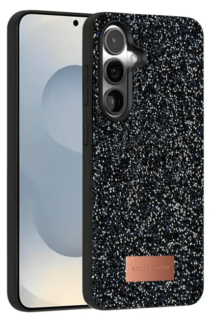 Onegif Samsung Galaxy S25 Plus Bright Simli Kapak - Siyah