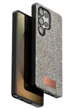 Onegif Samsung Galaxy S25 Ultra Bright Simli Kapak - Gold