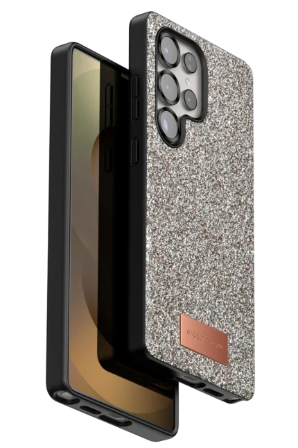 Onegif Samsung Galaxy S25 Ultra Bright Simli Kapak - Gold