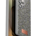 Onegif Samsung Galaxy S25 Ultra Bright Simli Kapak - Gümüş