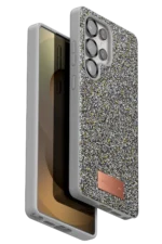 Onegif Samsung Galaxy S25 Ultra Bright Simli Kapak - Gümüş