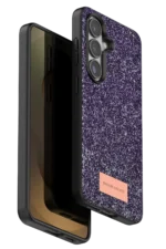 Onegif Samsung Galaxy S26 Bright Simli Kapak - Derin Mor