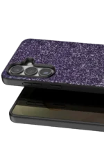Onegif Samsung Galaxy S26 Plus Bright Simli Kapak - Derin Mor - Görsel 2