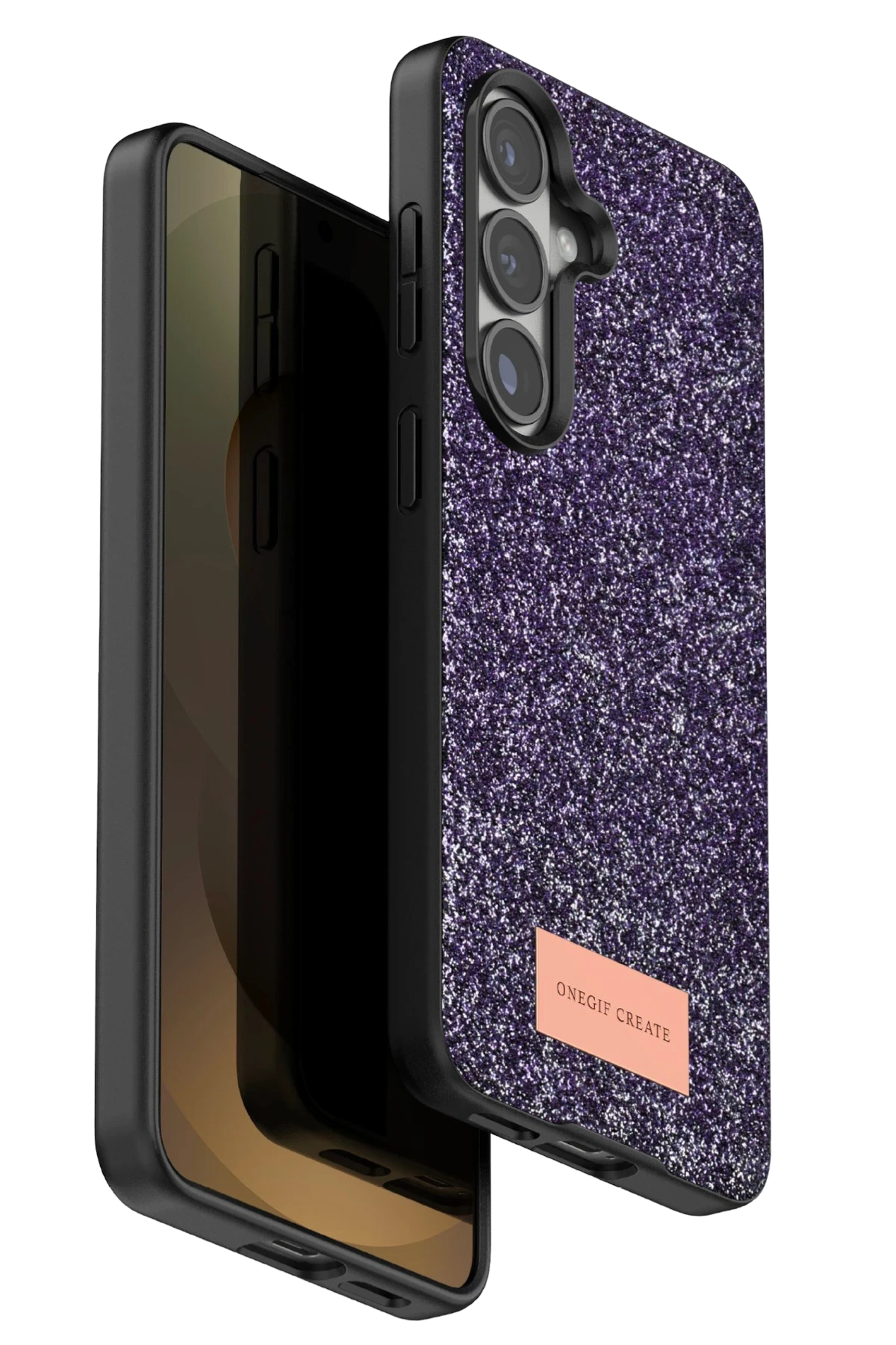 onegif-samsung-galaxy-s26-plus-bright-simli-kapak-derin-mor-default Onegif Samsung Galaxy S26 Plus Bright Simli Kapak - Derin Mor - Görsel 1