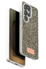 Onegif Samsung Galaxy S26 Ultra Bright Simli Kapak - Gold
