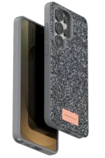 Onegif Samsung Galaxy S26 Ultra Bright Simli Kapak - Gümüş