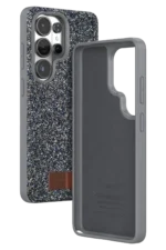 Onegif Samsung Galaxy S26 Ultra Bright Simli Kapak - Gümüş - Görsel 3