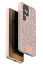 Onegif Samsung Galaxy S26 Ultra Bright Simli Kapak - Pembe