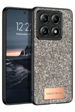 Onegif Xiaomi Mi 14T Pro Bright Simli Kapak - Gold
