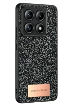 Onegif Xiaomi Mi 14T Pro Bright Simli Kapak - Siyah - Görsel 2