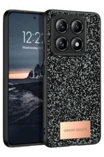 Onegif Xiaomi Mi 14T Pro Bright Simli Kapak - Siyah