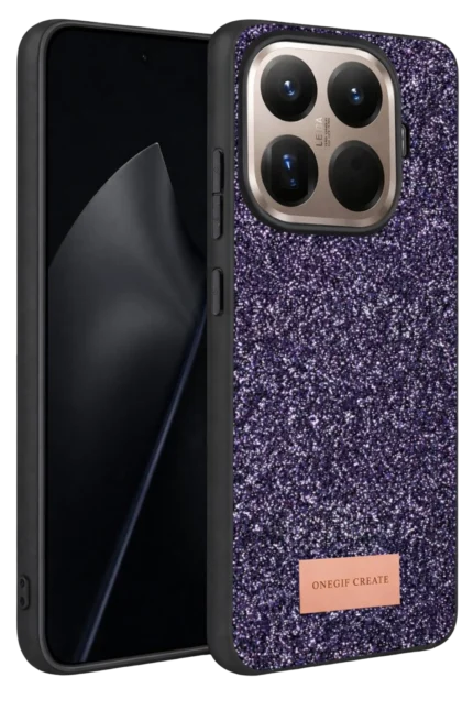 Onegif Xiaomi Mi 15T Pro Bright Simli Kapak - Derin Mor