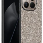 Onegif Xiaomi Mi 15T Pro Bright Simli Kapak - Gümüş
