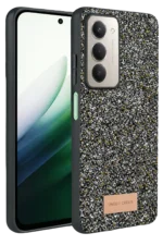 Onegif Xiaomi Redmi 15 4G Bright Simli Kapak - Gold