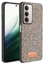 Onegif Xiaomi Redmi 15 4G Bright Simli Kapak - Gümüş