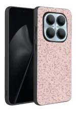 Onegif Xiaomi Redmi Note 15 Pro 5G Bright Simli Kapak - Pembe