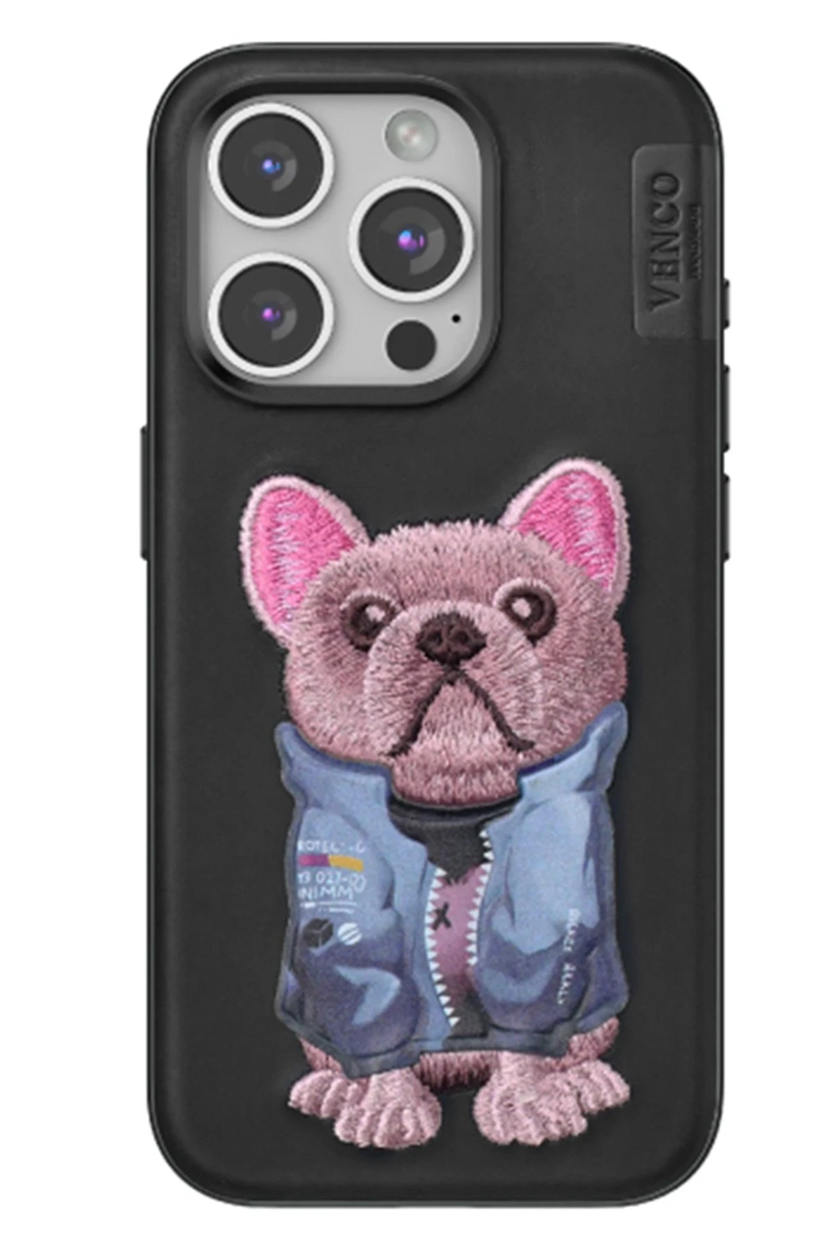 venco-iphone-15-pro-max-cute-desenli-kapak-siyah-default Venco Apple iPhone 15 Pro Max Cute Desenli Kapak - Siyah - Görsel 1