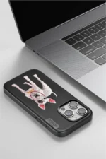 Venco Apple iPhone 15 Pro Perma Desenli Kapak - Koyu Kahve - Görsel 4