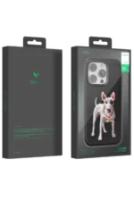 Venco Apple iPhone 15 Pro Perma Desenli Kapak - Koyu Kahve - Görsel 5