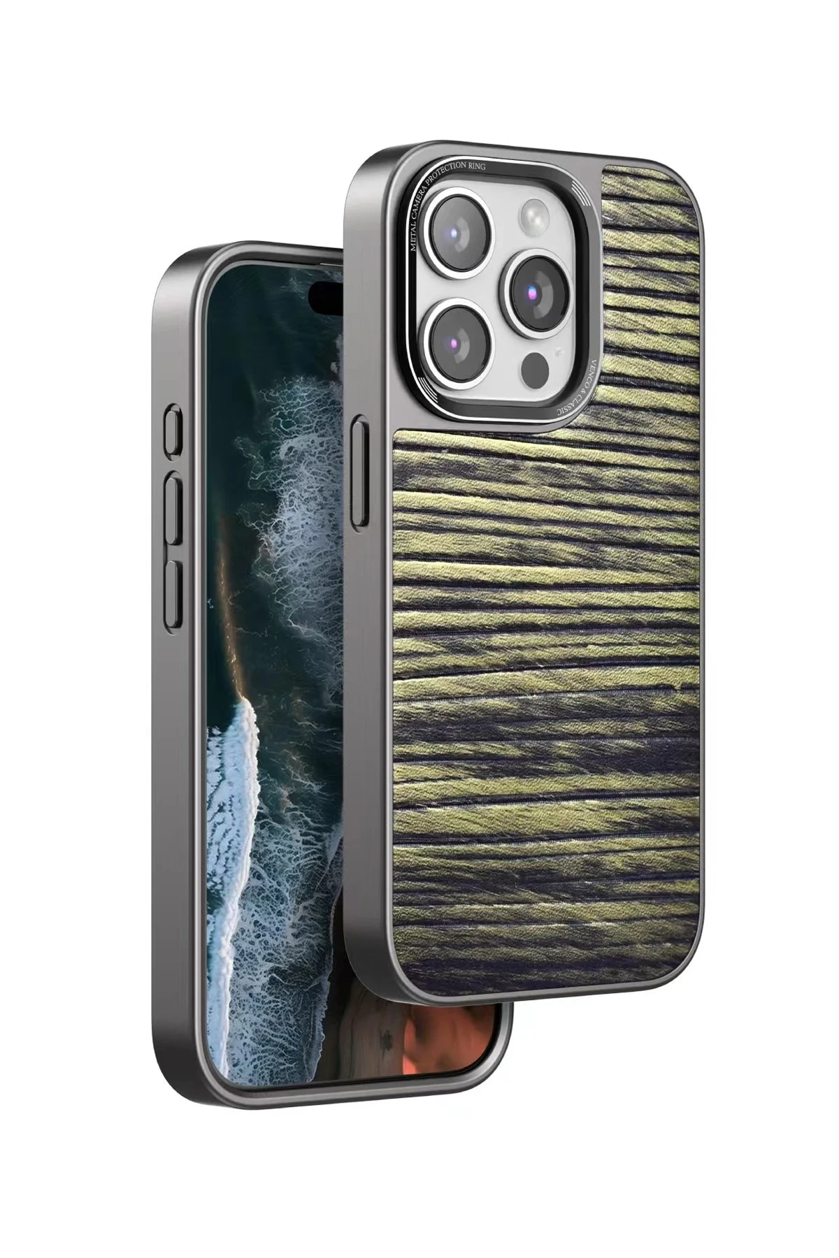 venco-iphone-15-pro-wave-kapak-koyu-kahve-default Venco Apple iPhone 15 Pro Wave Kapak - Koyu Kahve - Görsel 1