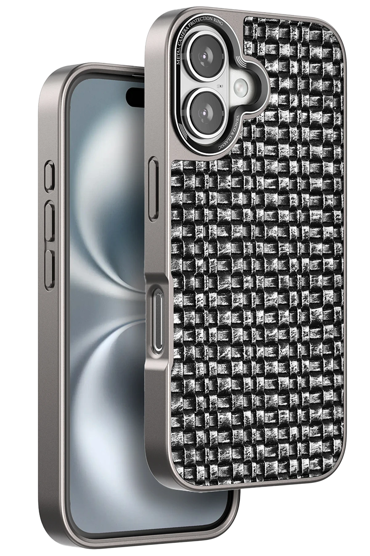 venco-iphone-16-brand-kapak-gumus-default Venco Apple iPhone 16 Brand Kapak - Gümüş - Görsel 1