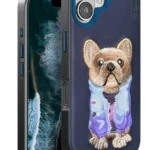 Venco Apple iPhone 16 Cute Desenli Kapak - Lacivert
