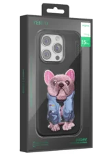 Venco Apple iPhone 16 Cute Desenli Kapak - Lacivert - Görsel 3