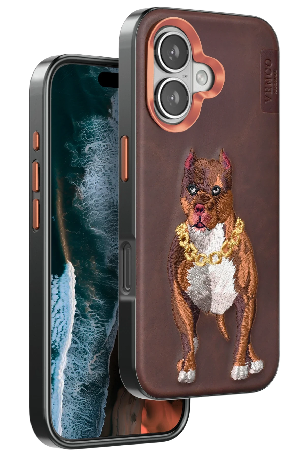venco-iphone-16-perma-desenli-kapak-kahverengi-default Venco Apple iPhone 16 Perma Desenli Kapak - Kahverengi - Görsel 1