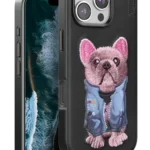 Venco Apple iPhone 16 Pro Cute Desenli Kapak - Siyah