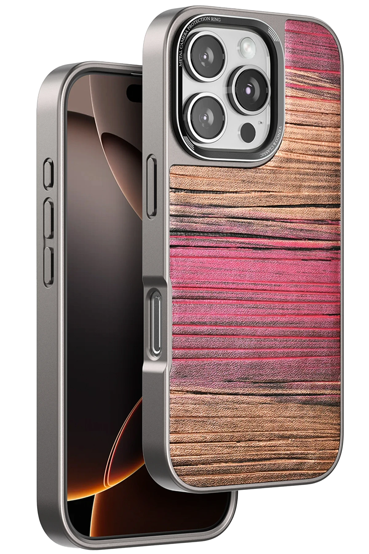 venco-iphone-16-pro-max-wave-kapak-pembe-default Venco Apple iPhone 16 Pro Max Wave Kapak - Pembe - Görsel 1