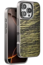 Venco Apple iPhone 16 Pro Wave Kapak - Koyu Kahve