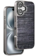 Venco Apple iPhone 16 Wave Kapak - Derin Mor