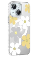 Joko Apple iPhone 14 Floral Magsafe Kapak - Sarı