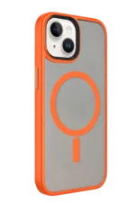Joko Apple iPhone 14 Megane Magsafe Kapak - Turuncu - Görsel 3