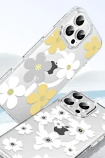 Joko Apple iPhone 14 Pro Max Floral Magsafe Kapak - Beyaz - Görsel 2