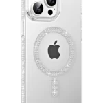 Joko Apple iPhone 14 Pro Max Move Taşlı Magsafe Kapak - Natural Grey