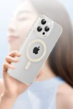 Joko Apple iPhone 14 Pro Max Move Taşlı Magsafe Kapak - Natural Grey - Görsel 4