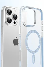 Joko Apple iPhone 14 Pro Max Move Taşlı Magsafe Kapak - Natural Grey - Görsel 5