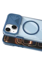 Joko Apple iPhone 14 Zinko Magsafe Kapak - Lacivert - Görsel 2