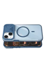 Joko Apple iPhone 14 Zinko Magsafe Kapak - Lacivert - Görsel 3