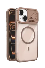 Joko Apple iPhone 14 Zinko Magsafe Kapak - Çöl Titanyum