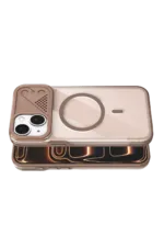 Joko Apple iPhone 14 Zinko Magsafe Kapak - Çöl Titanyum - Görsel 3
