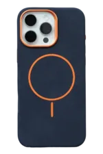 Joko Apple iPhone 15 Pro Max Luno Deri Magsafe Kapak - Mavi