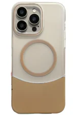 Joko Apple iPhone 15 Pro Max Velar Magsafe Kapak - Çöl Titanyum - Görsel 2