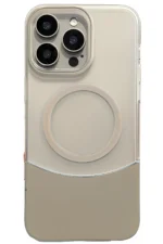 Joko Apple iPhone 15 Pro Max Velar Magsafe Kapak - Natural Grey - Görsel 2