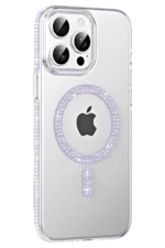 Joko Apple iPhone 15 Pro Move Taşlı Magsafe Kapak - Lila